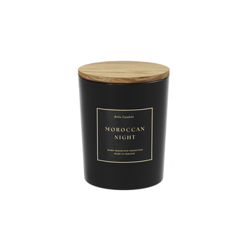 Свічка з ароматом MOROCCAN NIGHT з дерев'яним ґнотом candle-moroccan250 фото