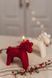 Набір свічок КОНИКИ: червоний + білий CHRISTMAS HORSE RED + WHITE фото 4