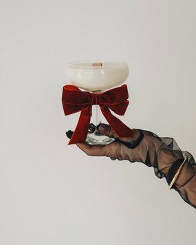 Свічка КЕЛИХ з ароматом пʼяної вишні  candle-bokal фото
