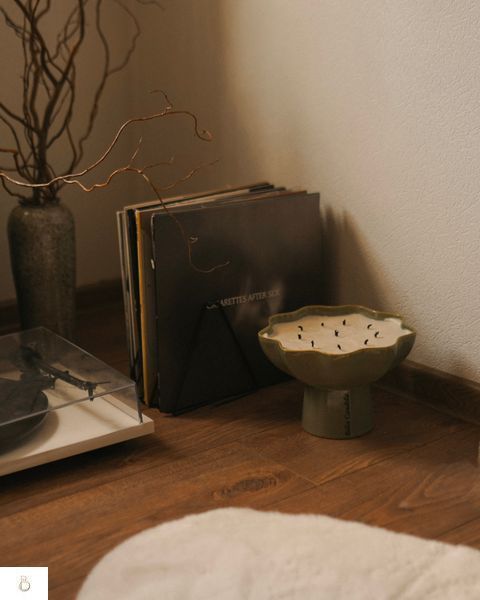 Свічка на 10 ґнотів в керамічному підсвічнику BIG CANDLE 1300 ML  фото