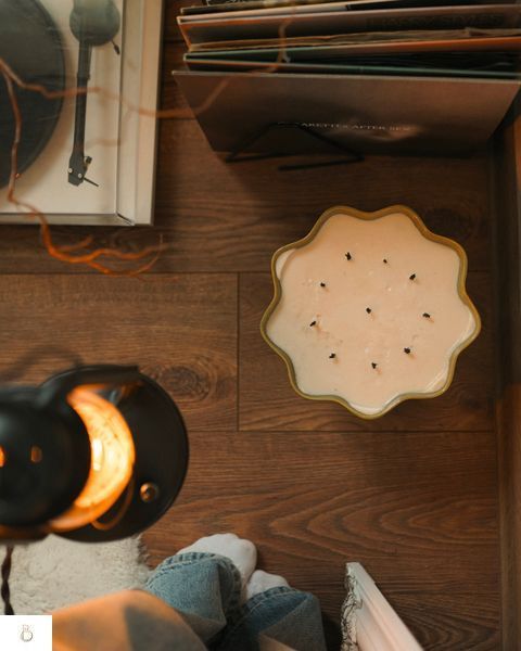 Свічка на 10 ґнотів в керамічному підсвічнику BIG CANDLE 1300 ML  фото