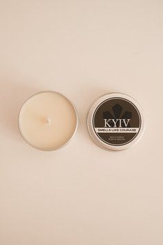 Свічка KYIV SMELLS LIKE COURAGE KYIV SMELLS LIKE COURAGE фото