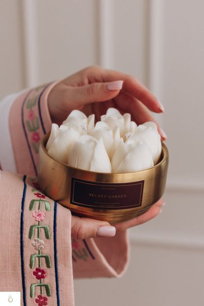 Свічка з тюльпанами з ароматами весняних квітів CANDLE TULIP 480 ML фото