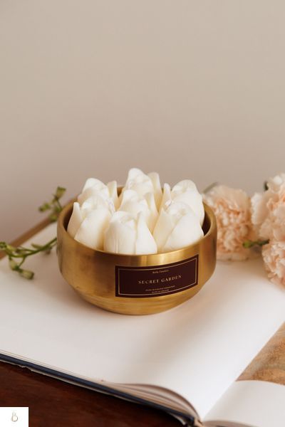 Свічка з тюльпанами з ароматами весняних квітів CANDLE TULIP 480 ML фото
