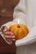 Свічка Гарбузик з бджолиного воску жовта PUMPKIN 2 фото 1