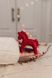 Свічка КОНИК Червоного Кольору CHRISTMAS HORSE RED фото 3